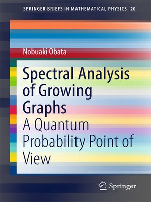 cover image of Spectral Analysis of Growing Graphs